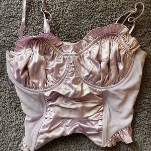 Superdown lilac corset